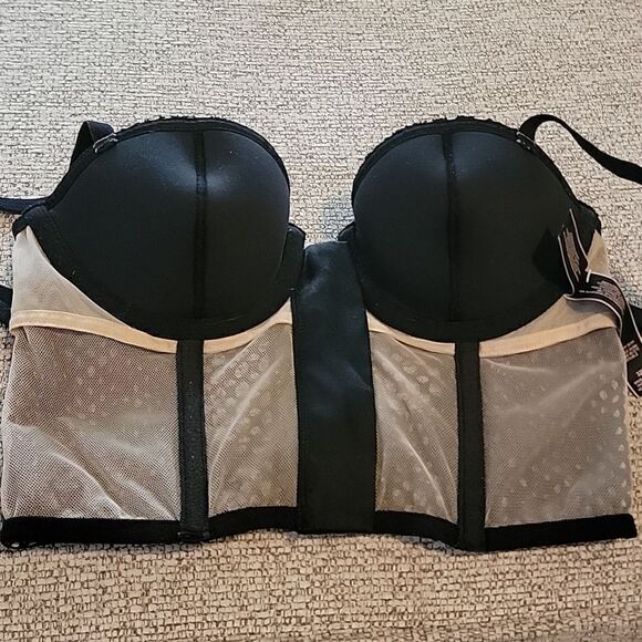 Victoria's Secret longline zip up corset bra - Picture 5 of 7